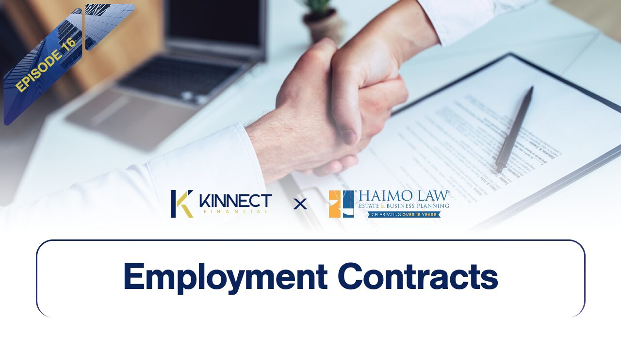 Podcast graphic: employment contracts