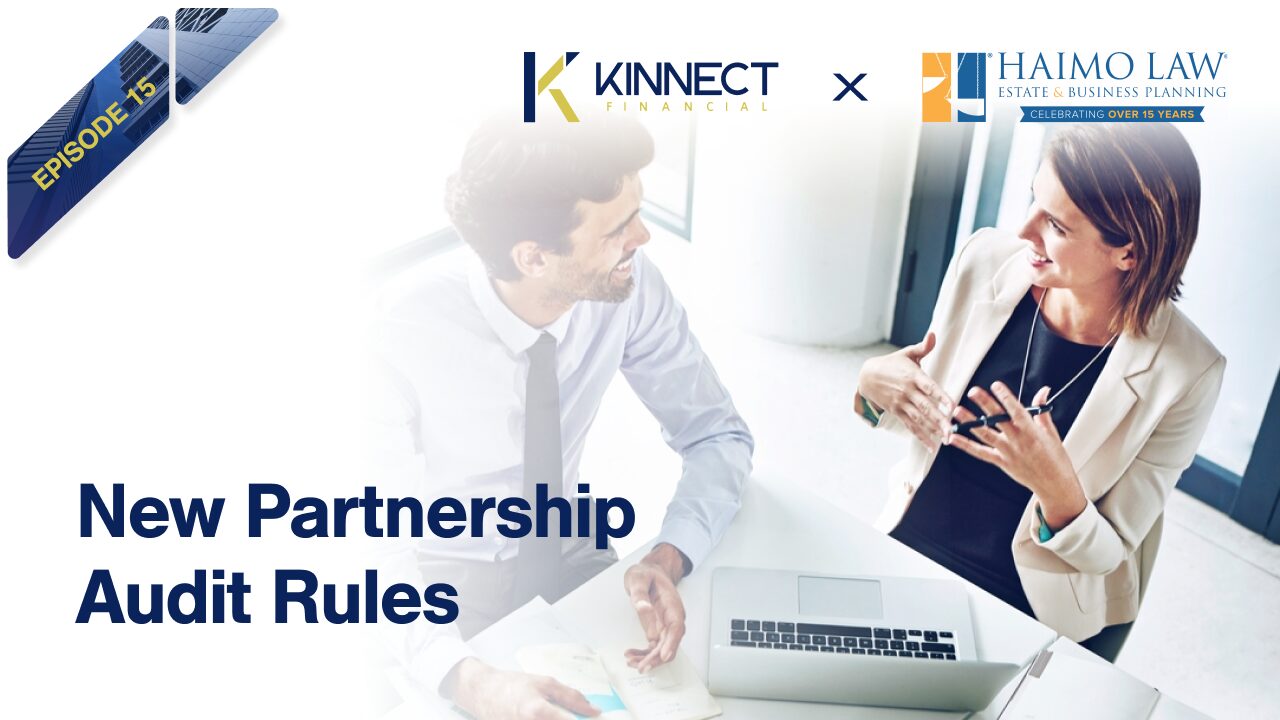 podcast graphic: new partnership audit rules
